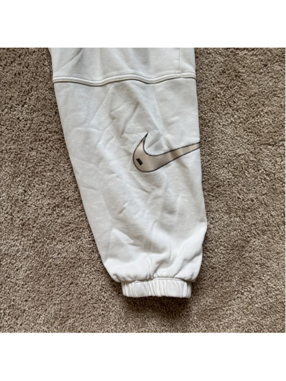 Nike Sportswear Women's Swoosh High-Rise Joggers Oversized Fit Sz Large Athletic